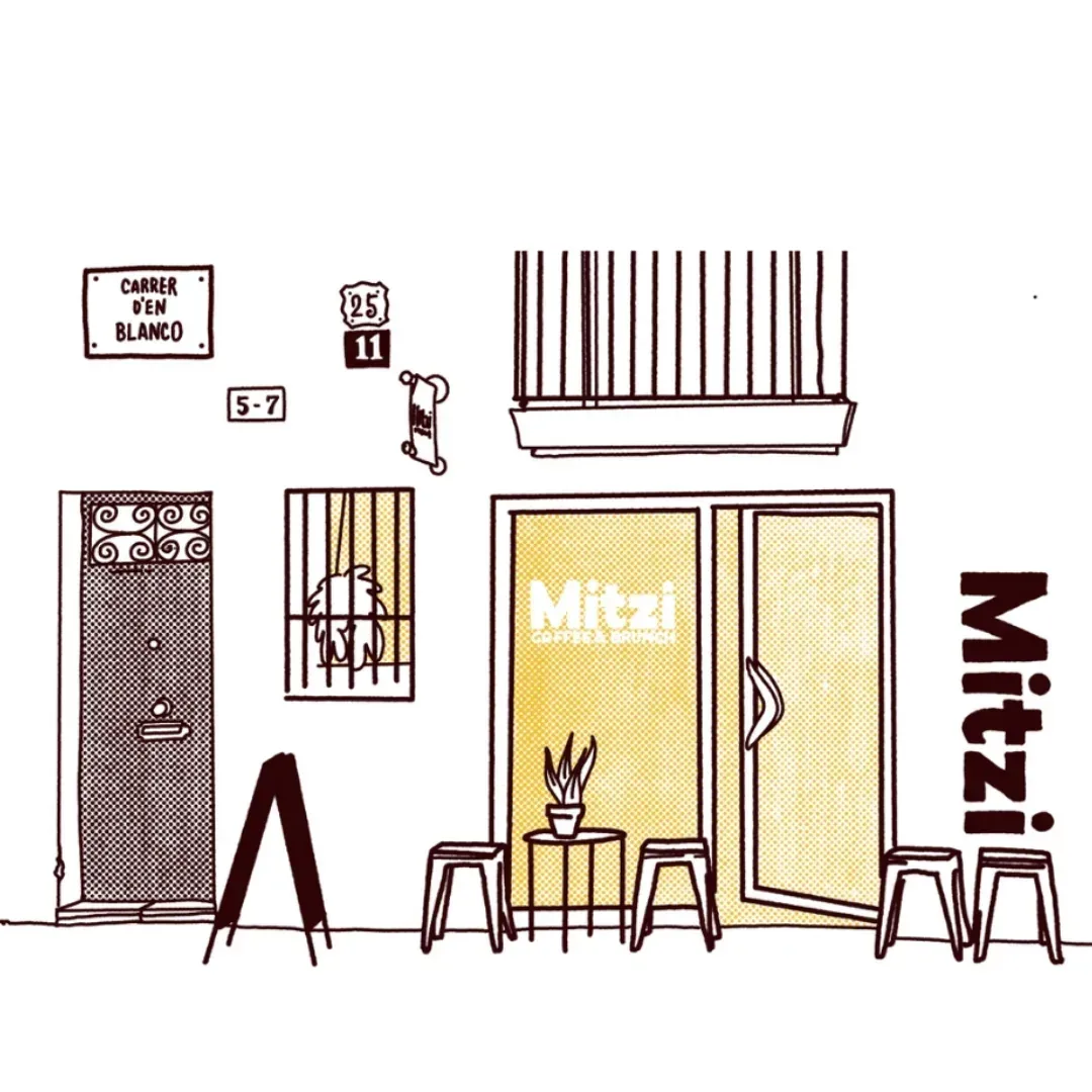 Exterior Mitzi Coffee Sants Barcelona